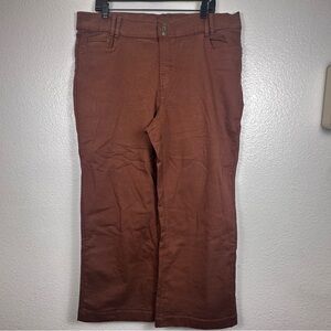 D&Co Chic Brown Cropped Trousers‎